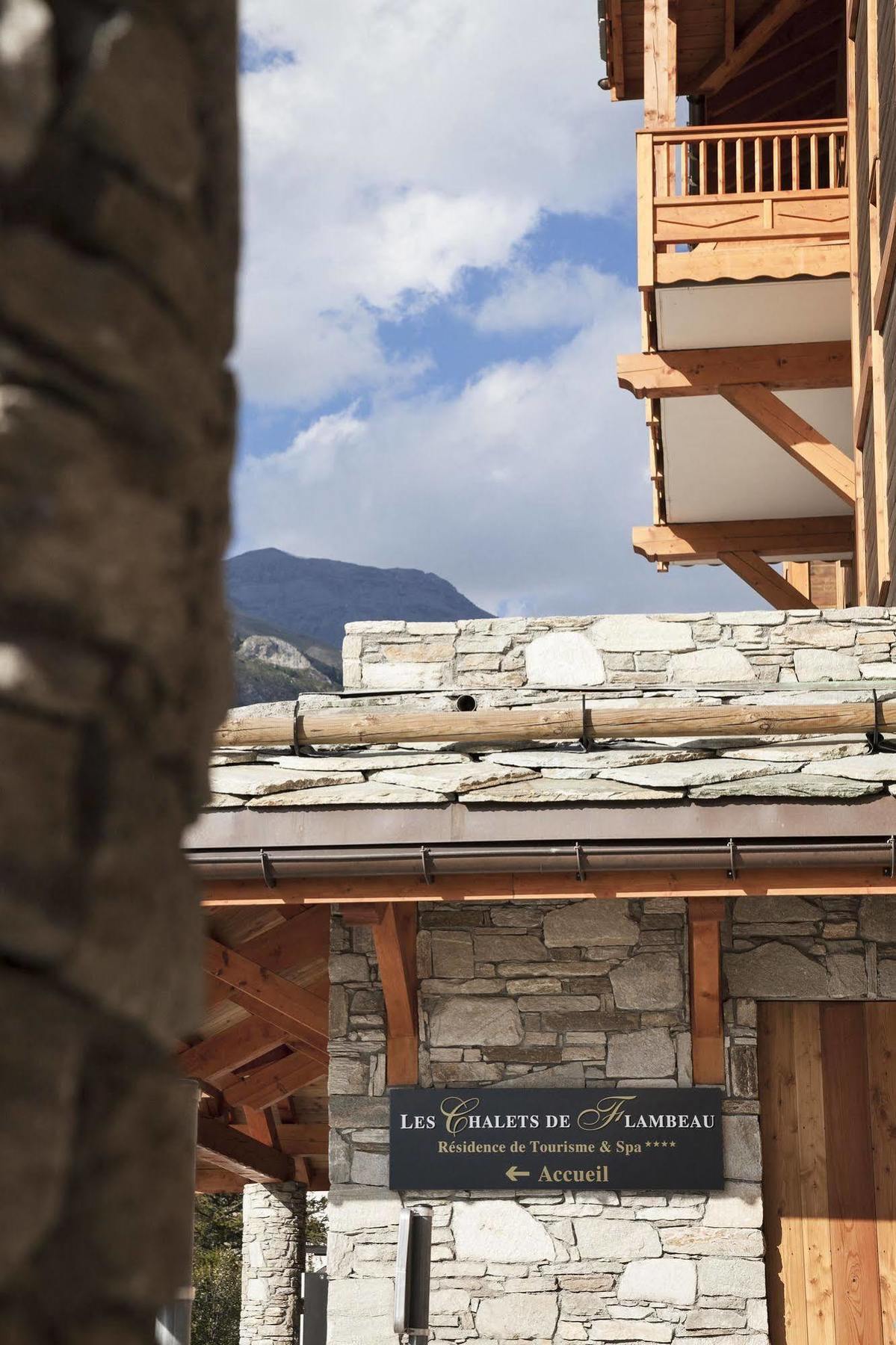 Cgh Residences & Spas Les Chalets De Flambeau Lanslebourg-Mont-Cenis Exterior foto